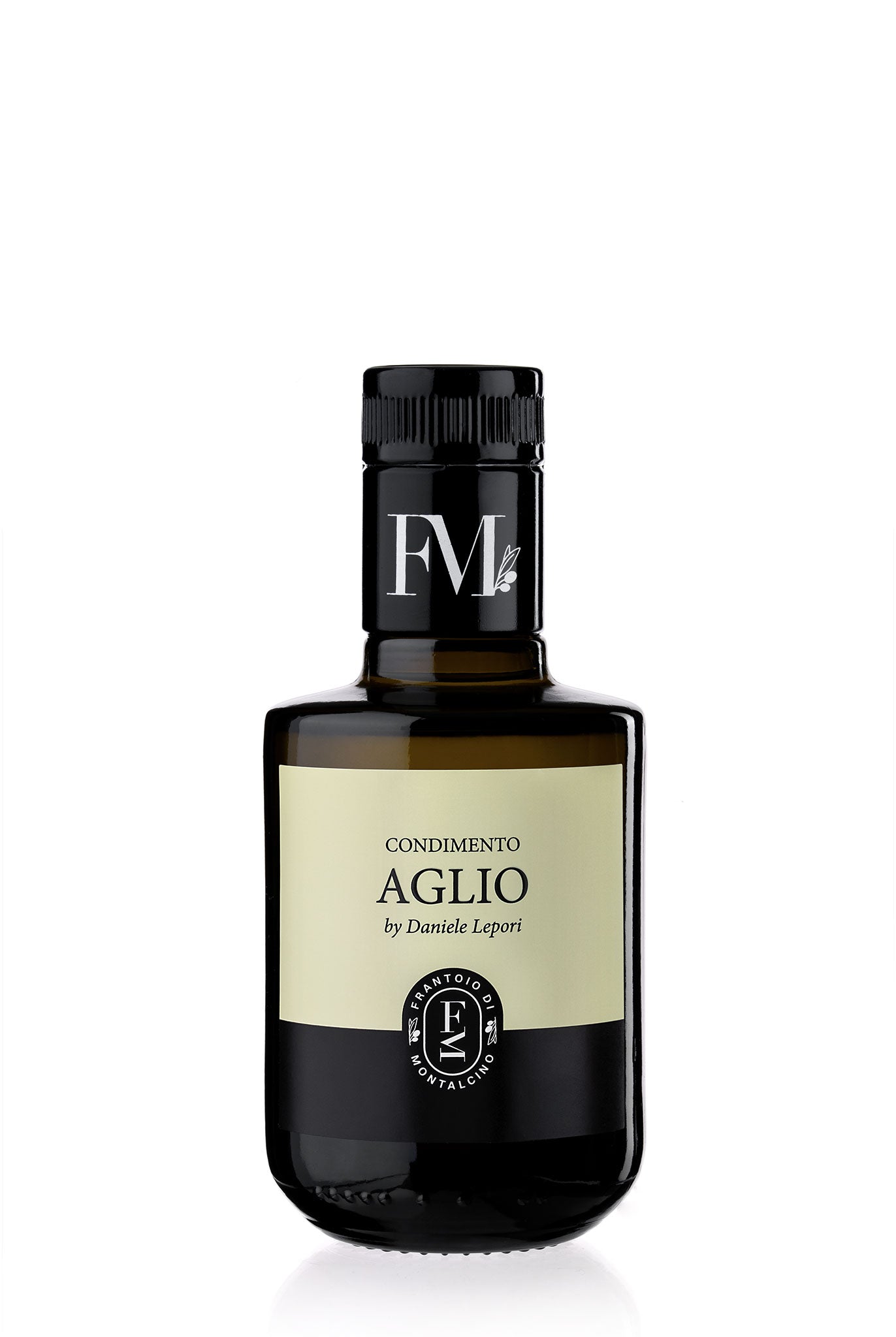 Toscano IGP Aglio garlic olive oil, 250 ml bottle from Frantoio di Montalcino